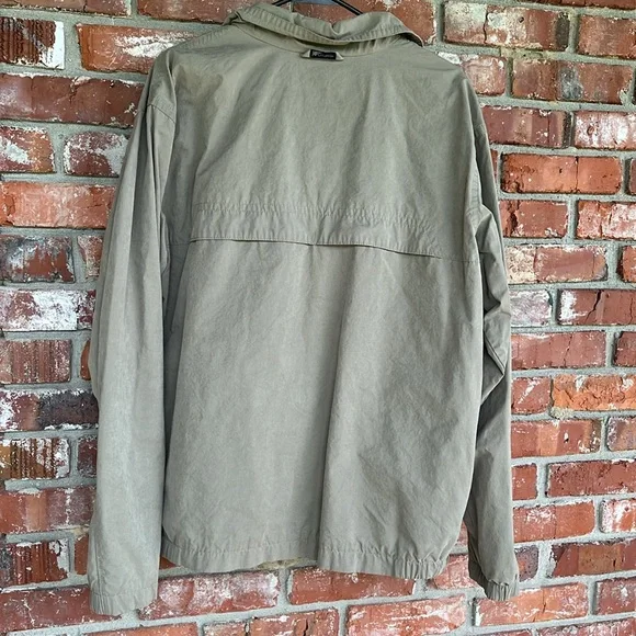 Columbia Tan Windbreaker Lightweight Jacket size large - Picture 5 of 9